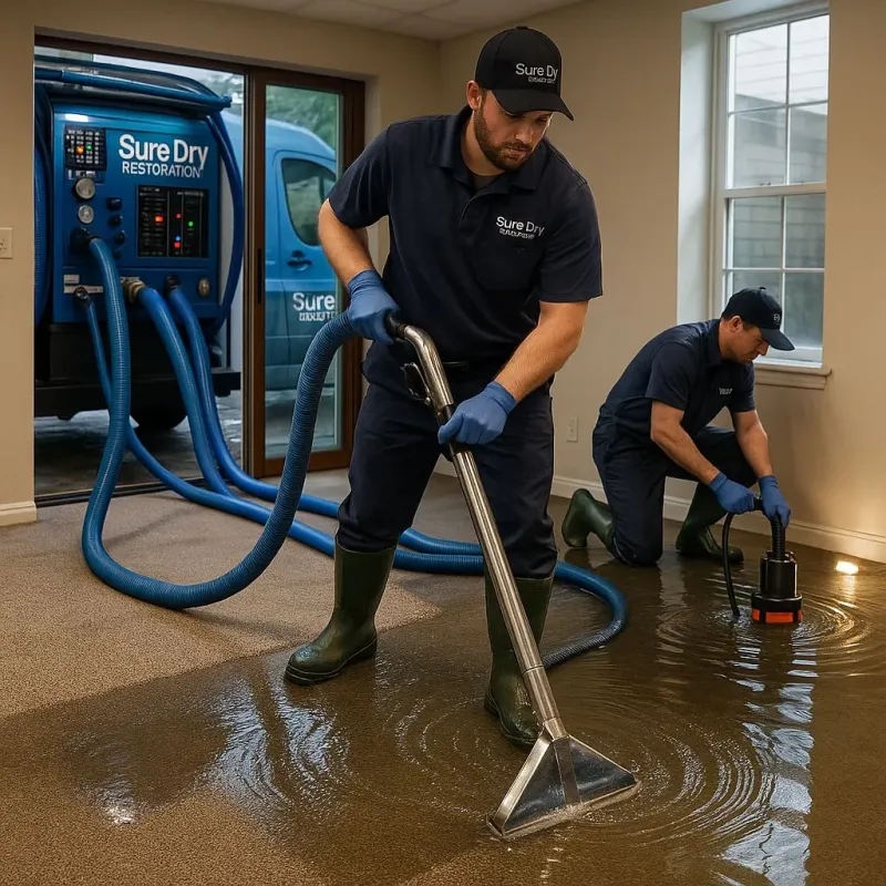 Water Extraction and Removal process in Middletown, DE